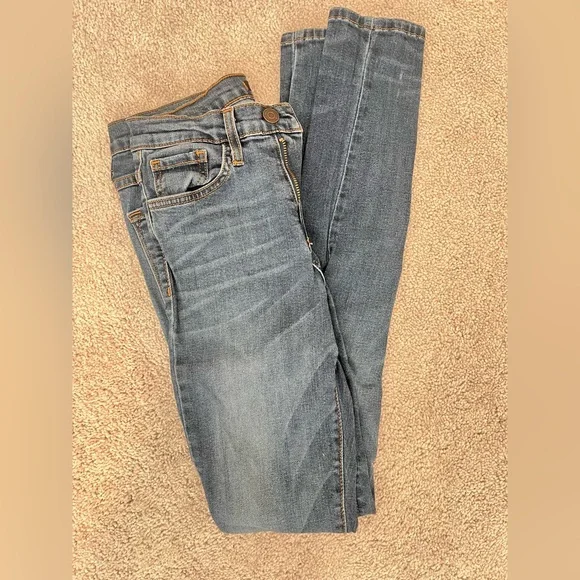 Flying Monkey Skinny Blue Jeans with Natural Fading - Picture 4 of 4